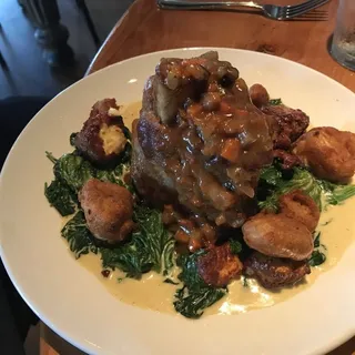 Pomegranate Glazed Pork Osso Buco*