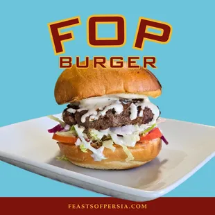 Our all-beef burger option!