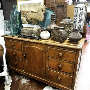 Awesome piece, just in!  Solid wood piece, will always be a staple!