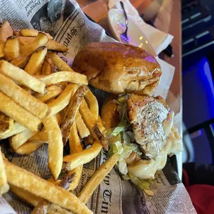 Grilled chicken sandwich