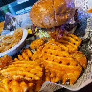 The big feature burger