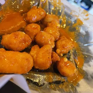 Buffalo tossed cheese curds