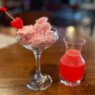 Pretty rare (pomegranate cotton candy mimosa)
