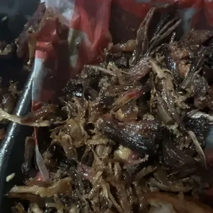 Pulled pork.