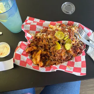 Brisket Barbecue Loaded Fries