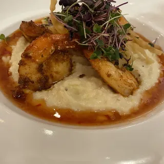 Thai Shrimp and Cheese Grits