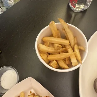 Unseasoned fries