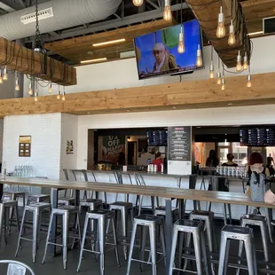 people sitting at the bar