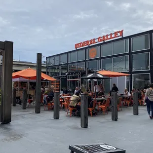 More outdoor seating