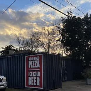 View from the alley, enter the containers for goodness