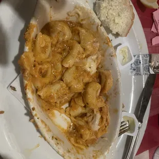 All the pasta I left, I only ate the sausage and cheese off the top...meh