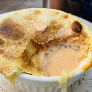 Lobster Bisque (poked open)