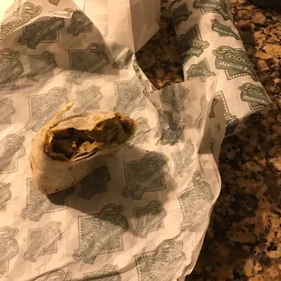 Bean and Cheese Burrito