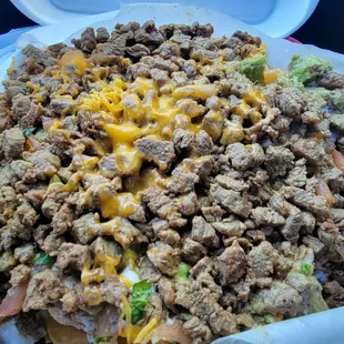 Carne Asada Nachos! WIN WIN WIN