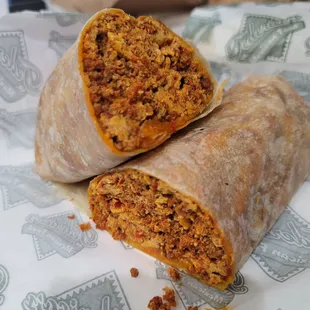 Chorizo Breakfast Burrito