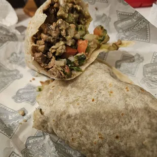 Carna Asada Burrito