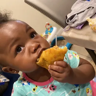 Granddaughter loves the birria chili taco  so much