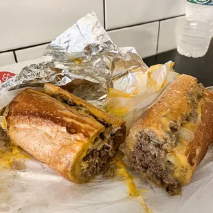 Cheesesteak with whiz