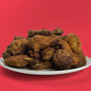 chicken wings and fried chicken, fried chicken wings, food, bbq chicken, chicken wings, poultry, bbq wings, fried chicken, chicken