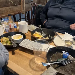 Aftermath of a good breakfast