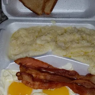 Bacon, eggs, &amp; grits