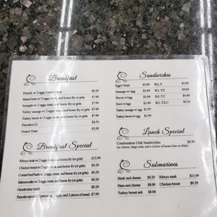 Menu 9/2019