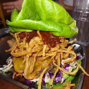 Texicana with lettuce wrap