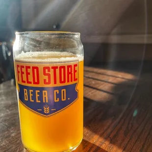 Nice beer glass available in the brewery for purchase