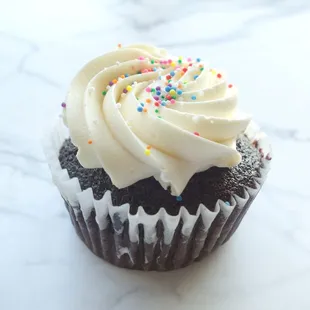 Vanilla Buttercream Chocolate Cupcake for $4.50.