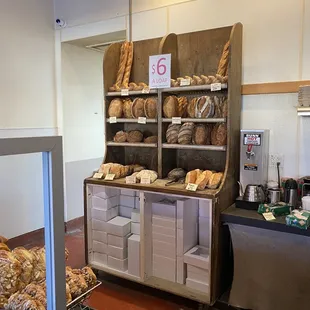 Fresh bread selection