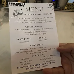 Menu 1 of 2
