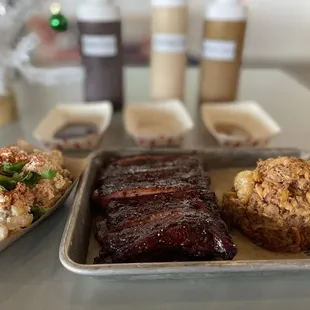 Ribs Whole, Whole Hog and Elote Salad