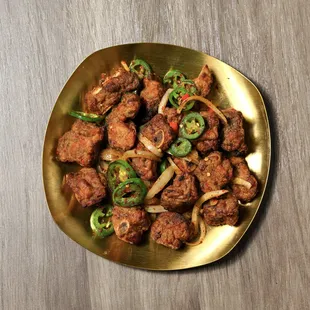 Fried Salt pepper &amp; pork chops 椒盐猪排 쬬얜돼지갈비