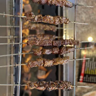 Beef and lamb skewers!