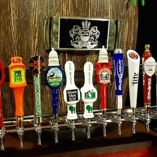 expanded beer selection featuring German bier and local favorites