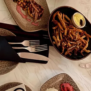 plates of food