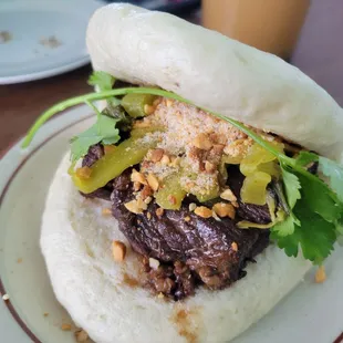 Pork Belly Bun Sandwich - with handmade bun