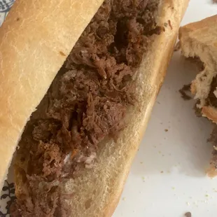 Driest steak and cheese I&apos;ve ever had.