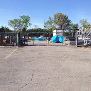 Every gate is locked during store hours. I am surprised they don&apos;t have to buzz you into the parking lot.
