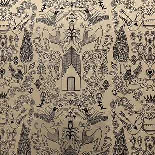 The fantastic bathroom wallpaper