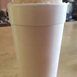 Vanilla Ice Cream Raspados with Milk &amp; Cinnamon