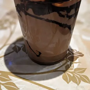 Teacher&apos;s Pet. Chocolate and peanut butter flavored espresso drink.