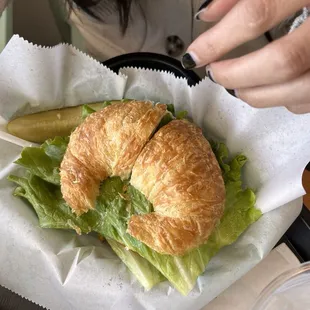 chicken salad croissant