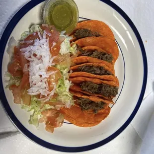 Tacos rojos