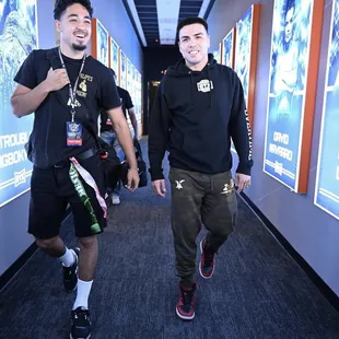 Coach Malcolm and Vladimir Hernandez