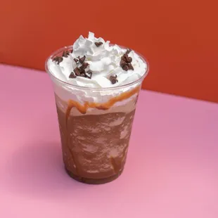 a chocolate milkshake