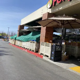 the outside of the store