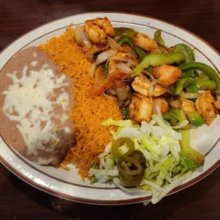 Shrimp Fajitas!