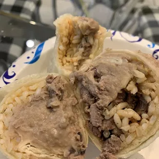 Steak burrito (Where&apos;s the steak?)