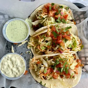 Blacked fish tacos I think?